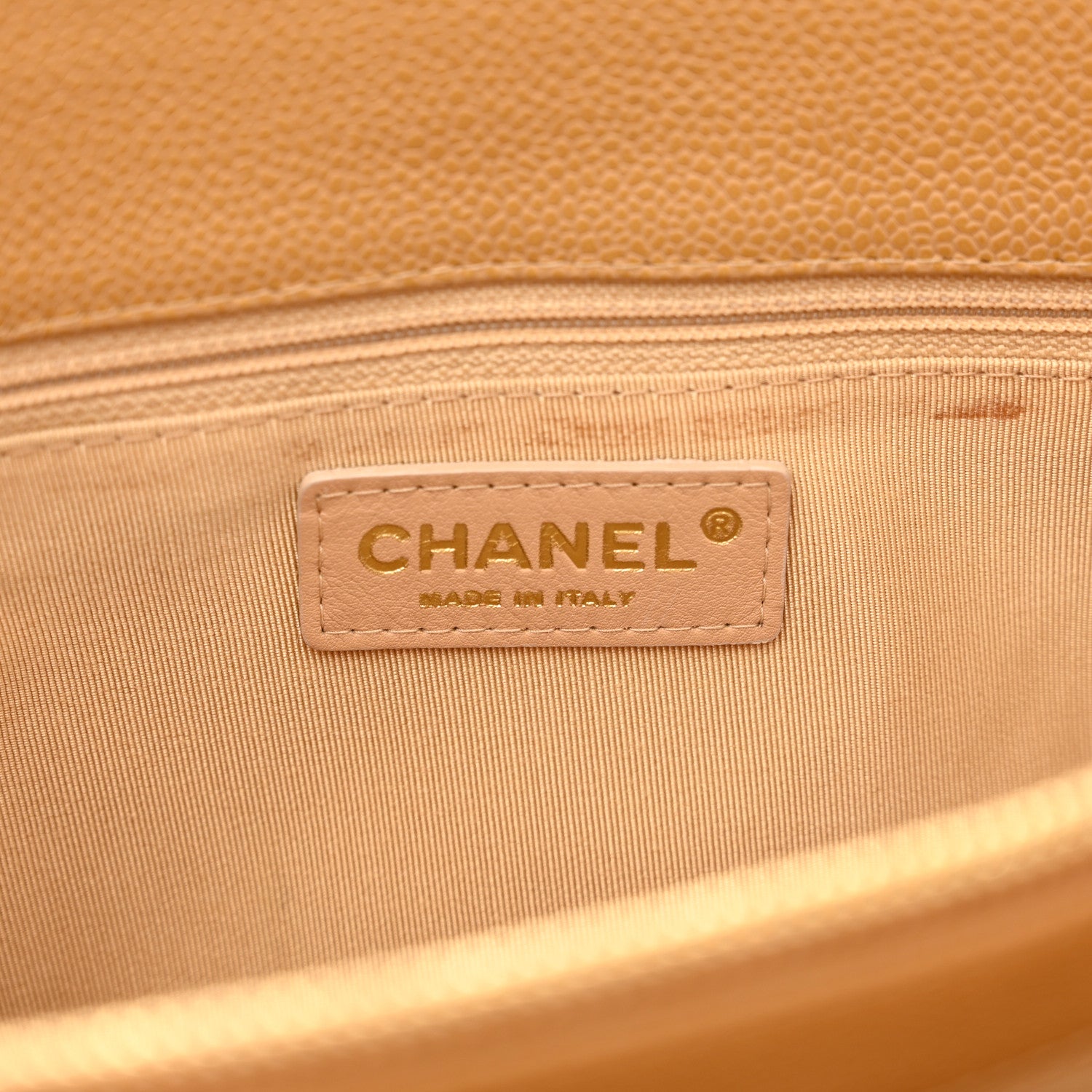Chanel Caviar Quilted Grand Shopping Tote GST Beige 6 of 13