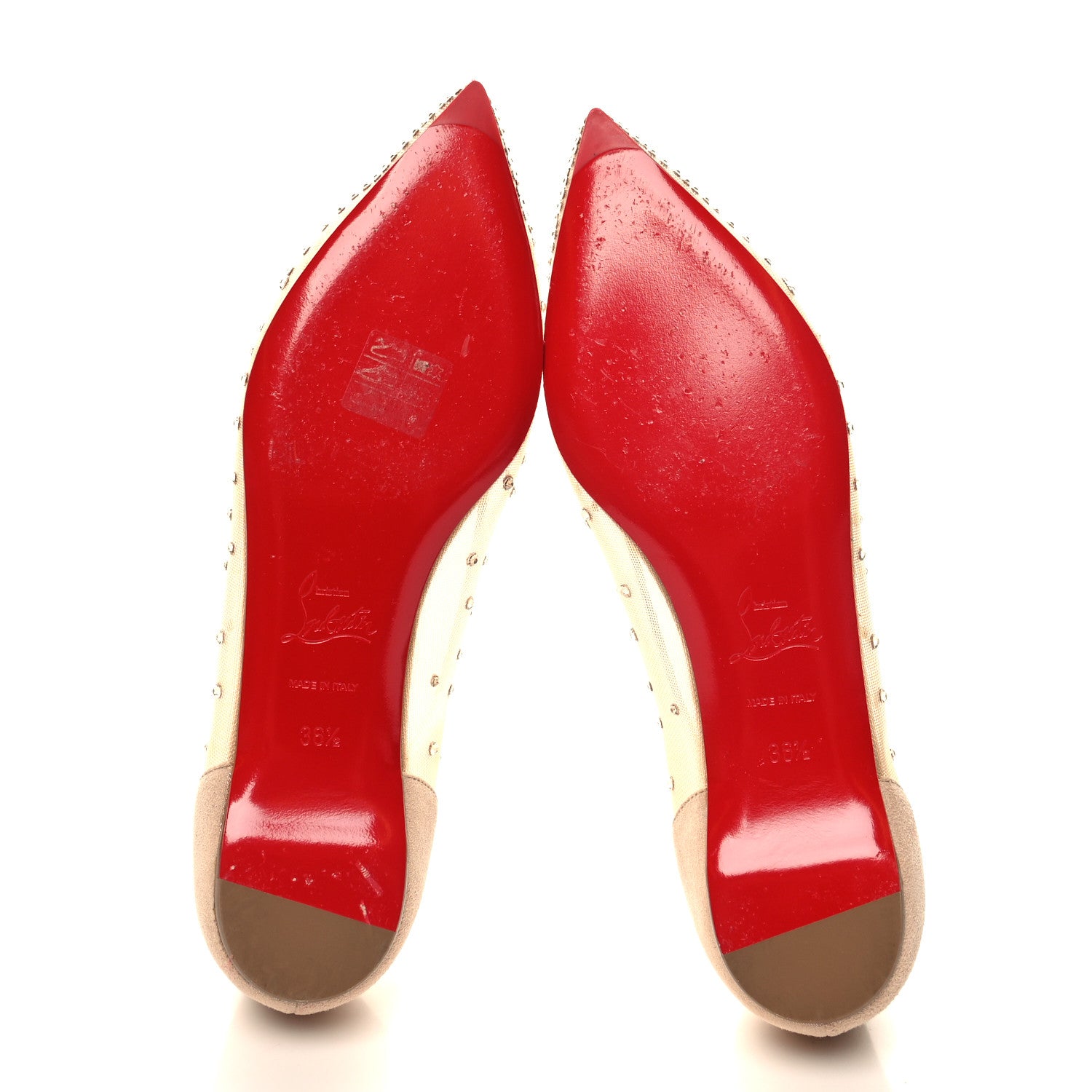 Christian Louboutin Crystal Strass Follies Flats 36.5 5 of 8