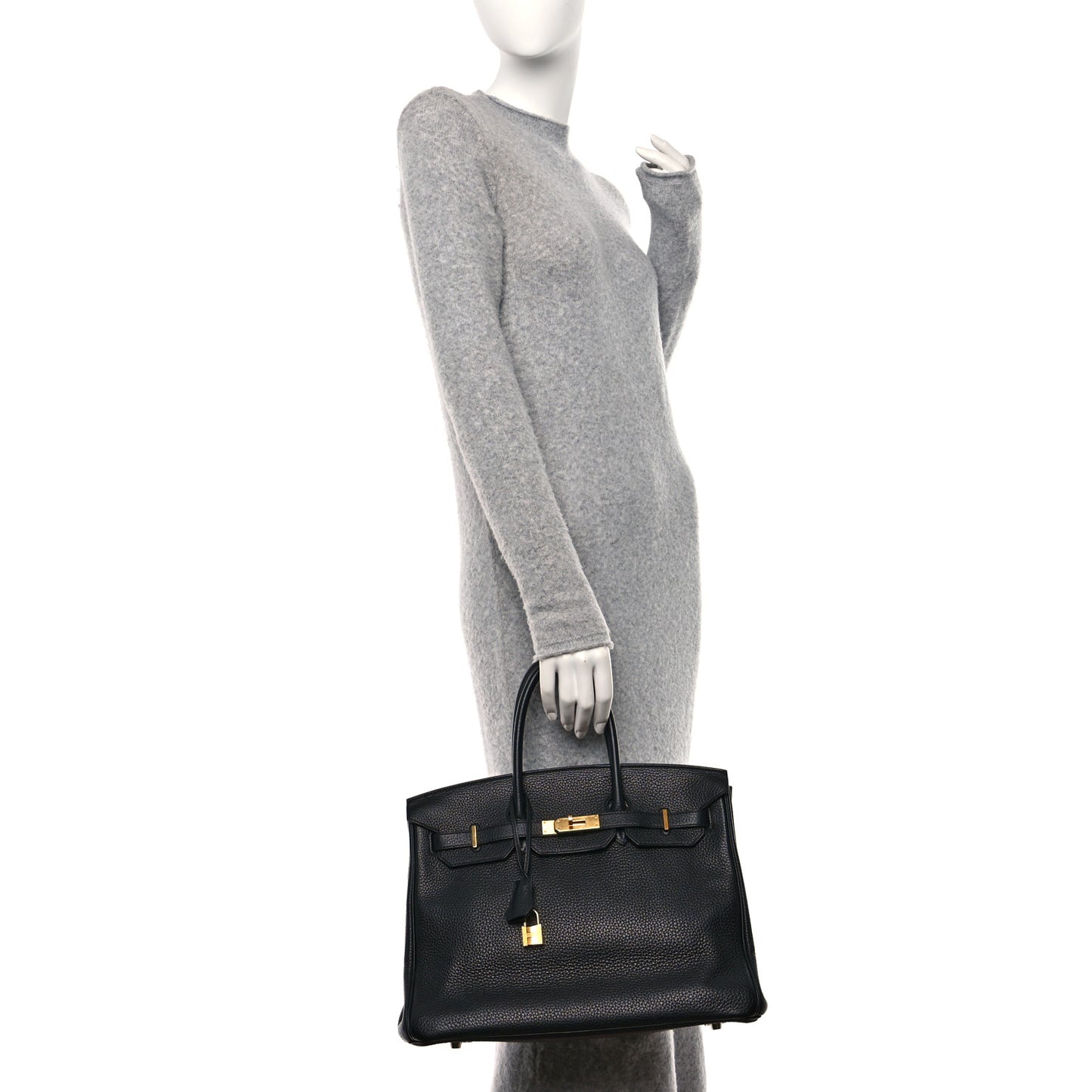 Taurillon Clemence Birkin 35 Black
