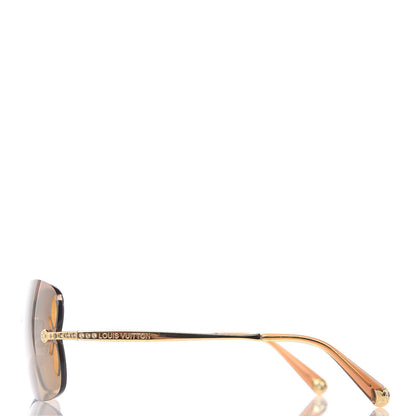 Louis Vuitton Lily Strass Sunglasses Z0640U Light Umber 2 of 7