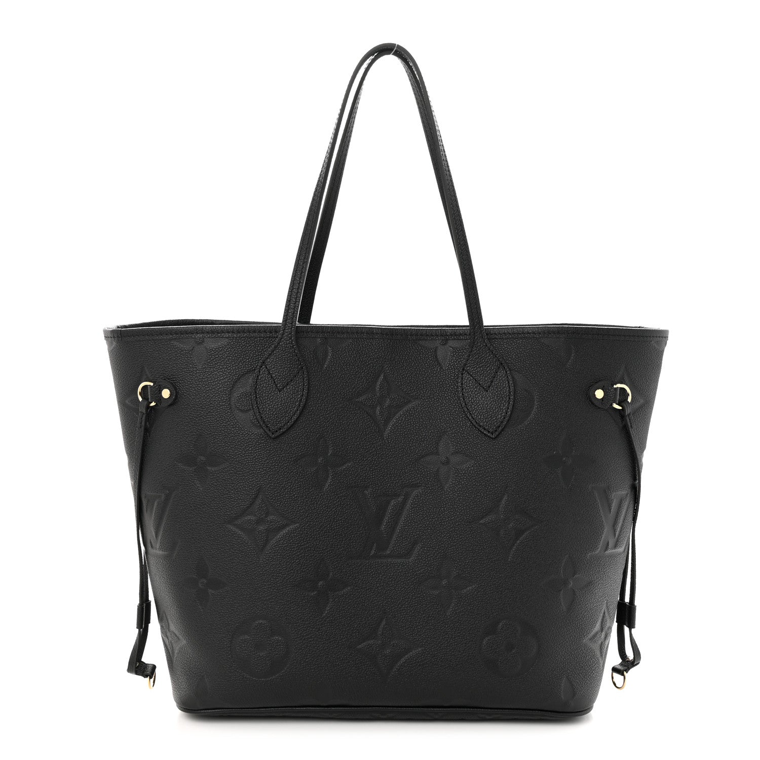 Louis Vuitton Empreinte Monogram Giant Neverfull MM Black 3 of 10