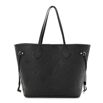 Louis Vuitton Empreinte Monogram Giant Neverfull MM Black 3 of 10