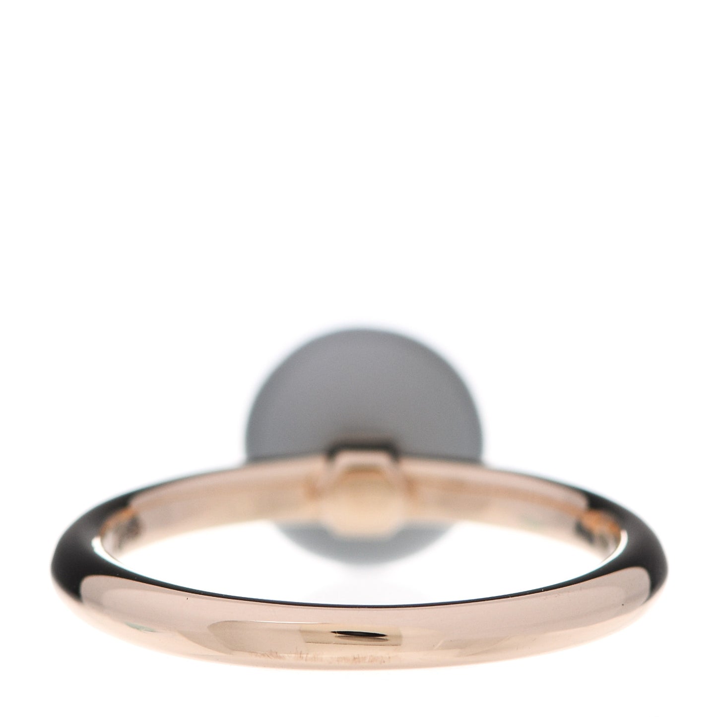 18K Rose Gold Moonstone 8mm HardWear Ball Ring 48 4.5