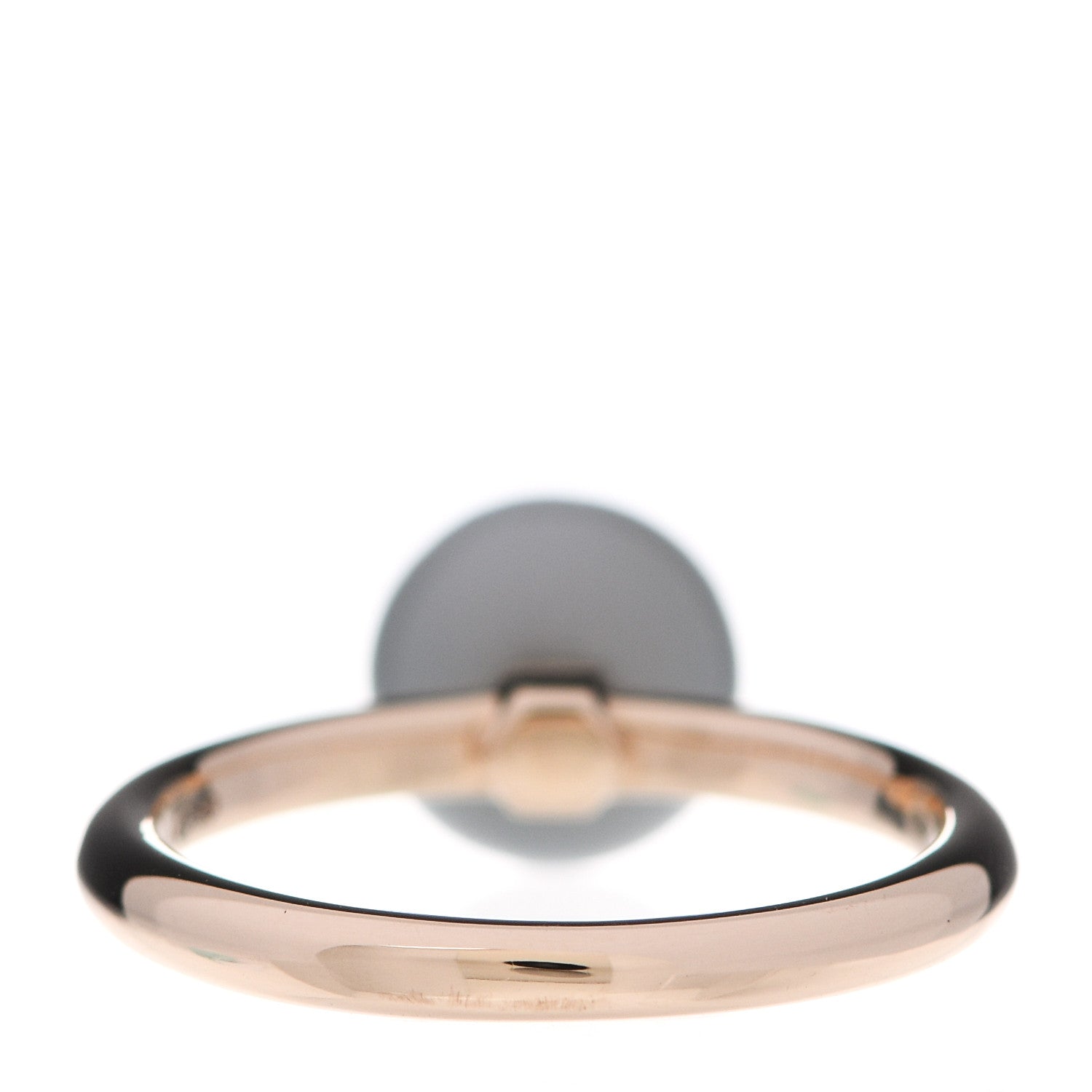 Tiffany 18K Rose Gold Moonstone 8mm HardWear Ball Ring 48 4.5 4 of 5