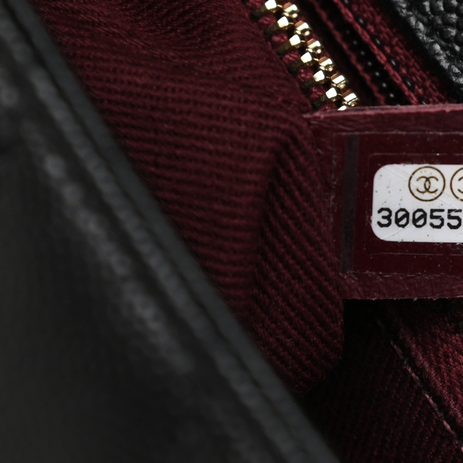 Chanel Caviar Lizard Embossed Quilted Chevron Small Coco Handle Flap Black 7 of 9