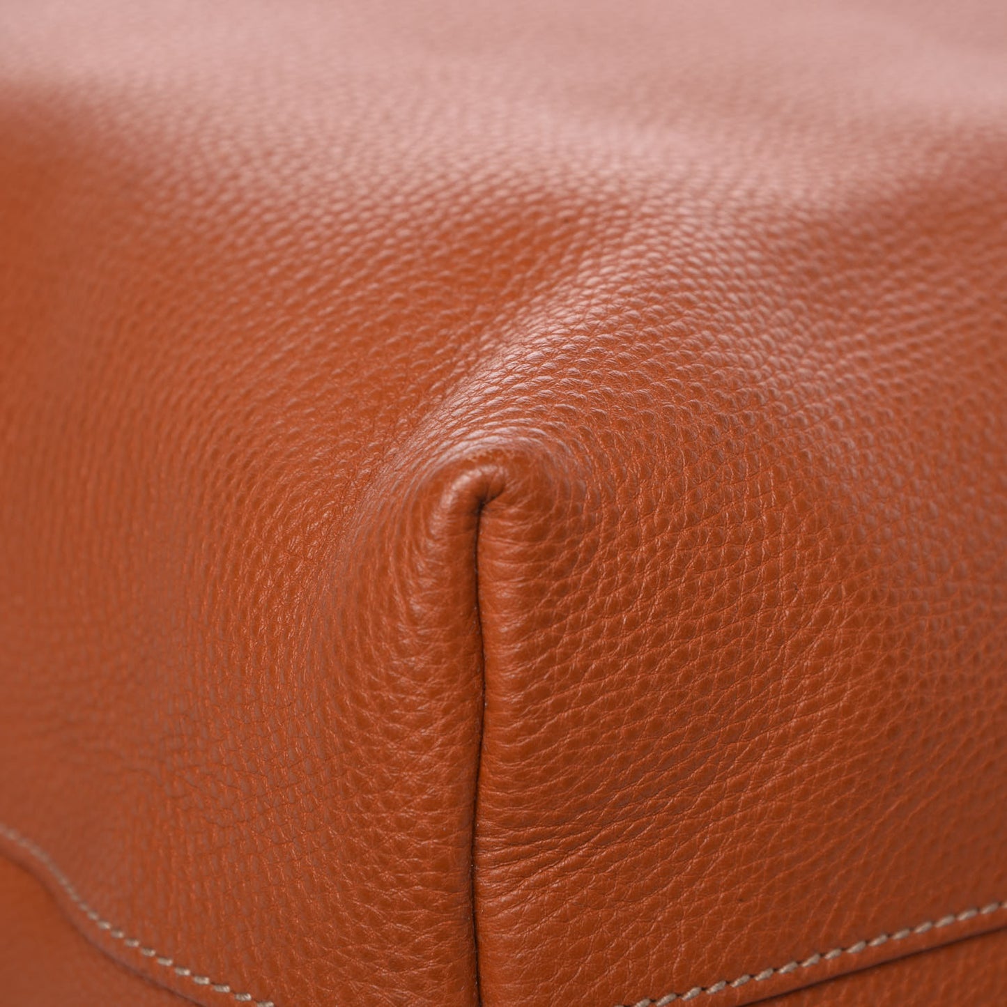 Vitello Daino Shopping Tote Rame