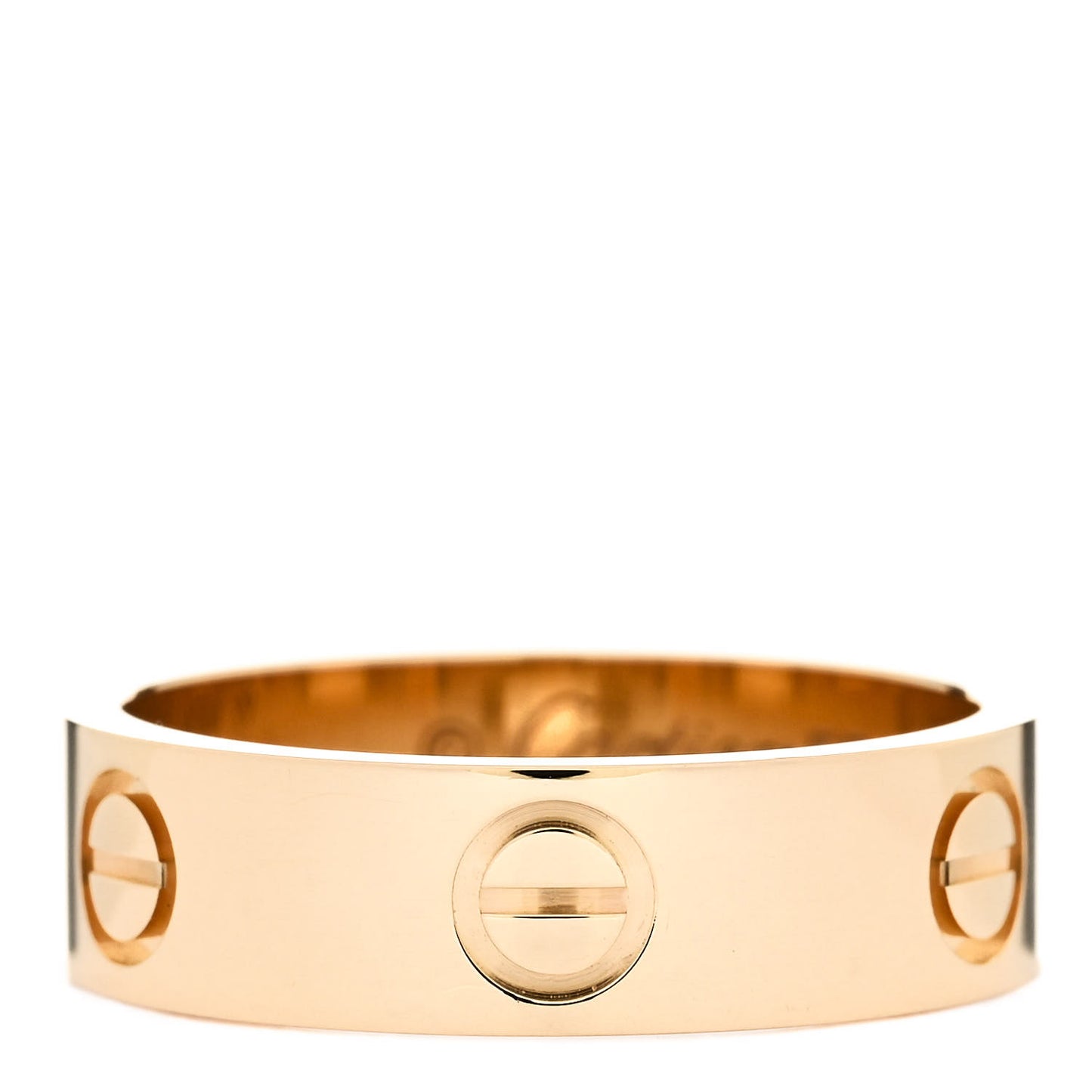 18K Yellow Gold 5.5mm LOVE Ring 55 7.25