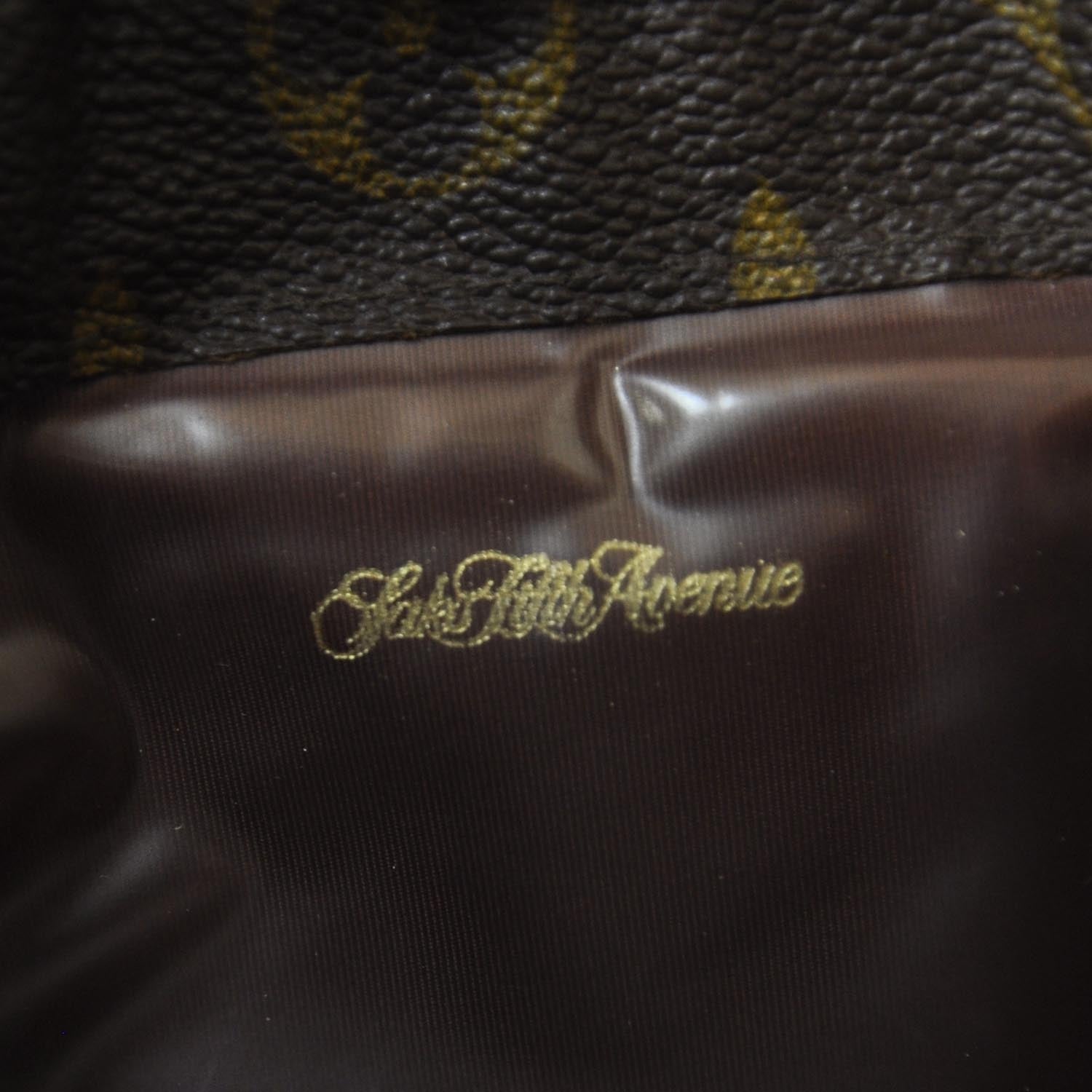 Louis Vuitton Saks Monogram Toiletry Cosmetic Bag 9 of 9