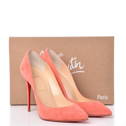 Christian Louboutin Suede Pigalle Follies 100 Pumps 38 Charlotte 8 of 8