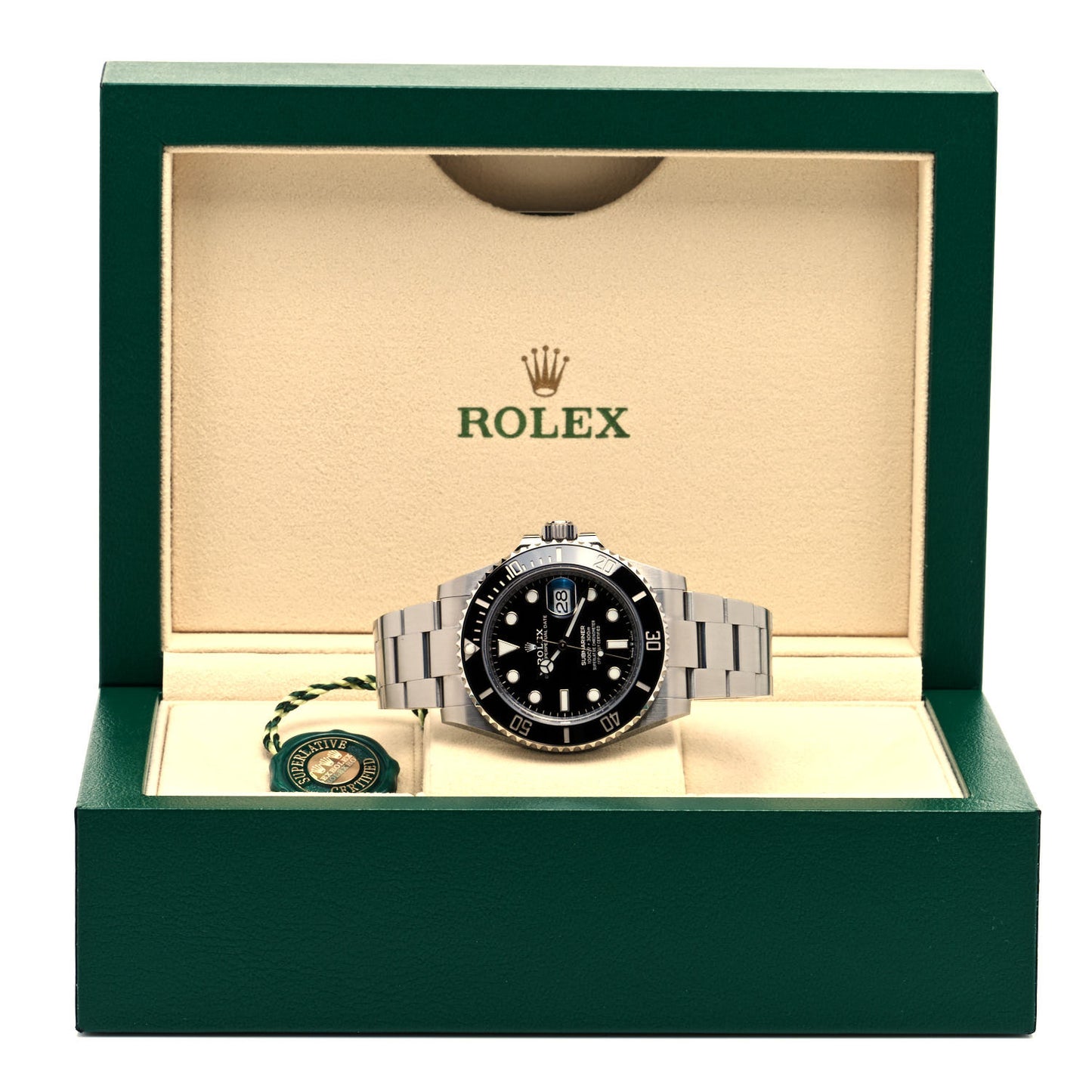 Stainless Steel 41mm Oyster Perpetual Submariner Date Watch Black 126610LN