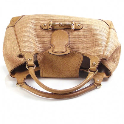 Gucci Straw Leather Pelham Tan 4 of 10