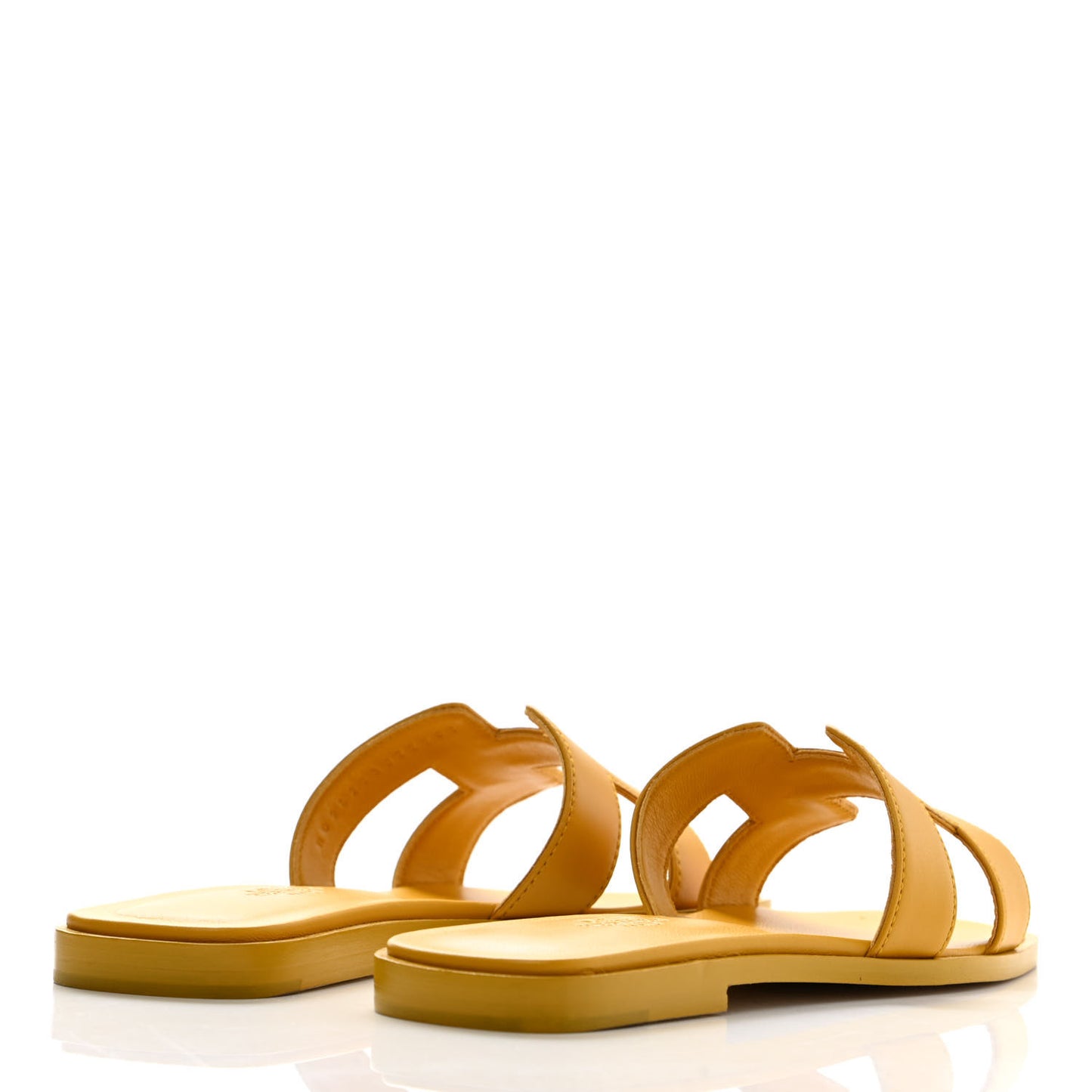 Calfskin Oran Sandals 36 Jaune Topaze