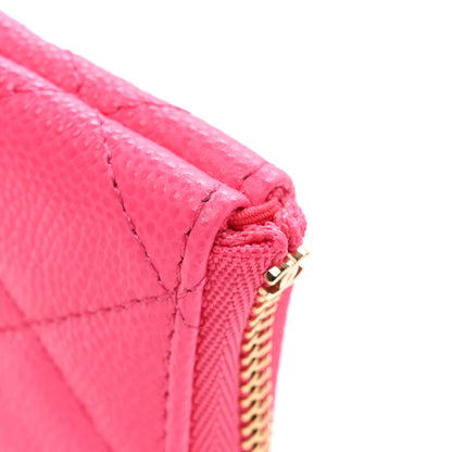 Chanel Caviar Quilted Small Cosmetic Case Pink 8 of 8
