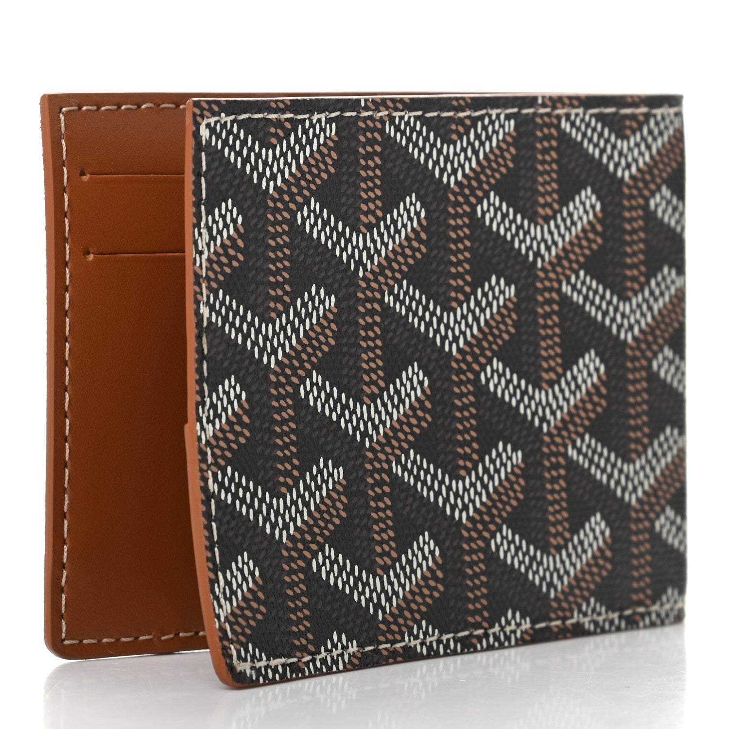 Goyard Goyardine Victoire Card Holder Insert Black Gold 4 of 8