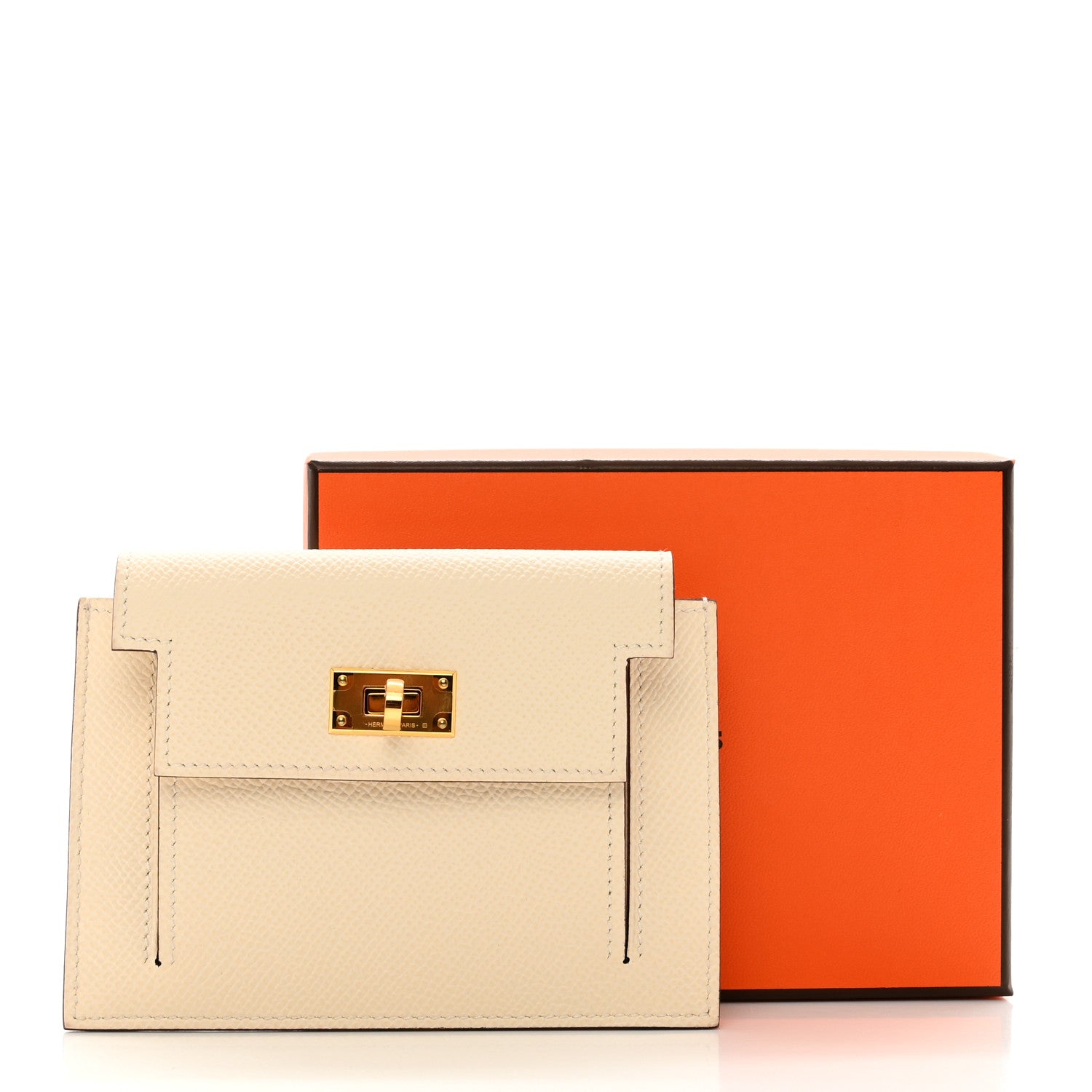 Hermes Epsom Kelly Pocket Compact Wallet Nata 8 of 8