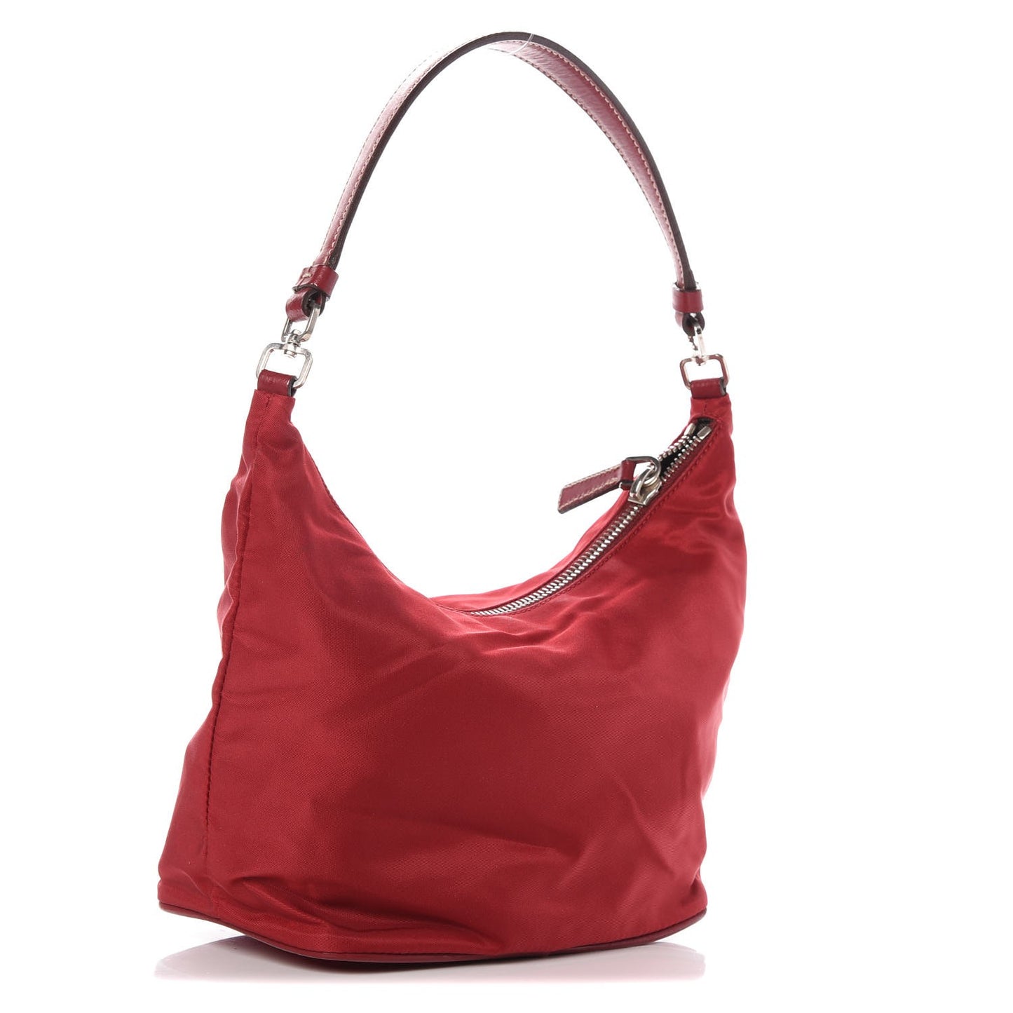 Tessuto Nylon Small Shoulder Bag Red