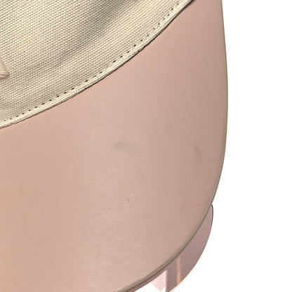 Fendi Cotton Calfskin Fs Fendi Eyecap Hat Beige 7 of 9