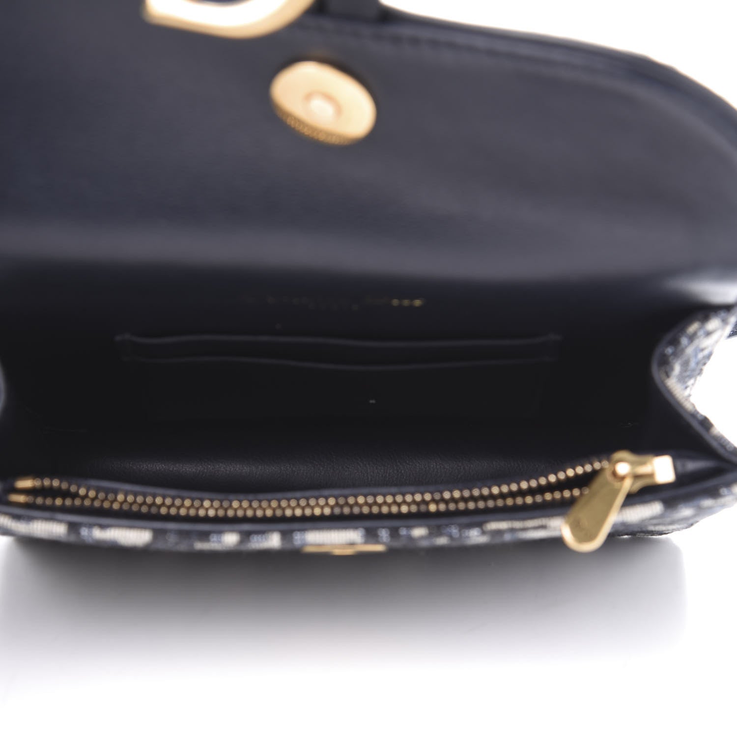 Christian Dior Oblique Saddle Belt Bag Blue 5 of 10