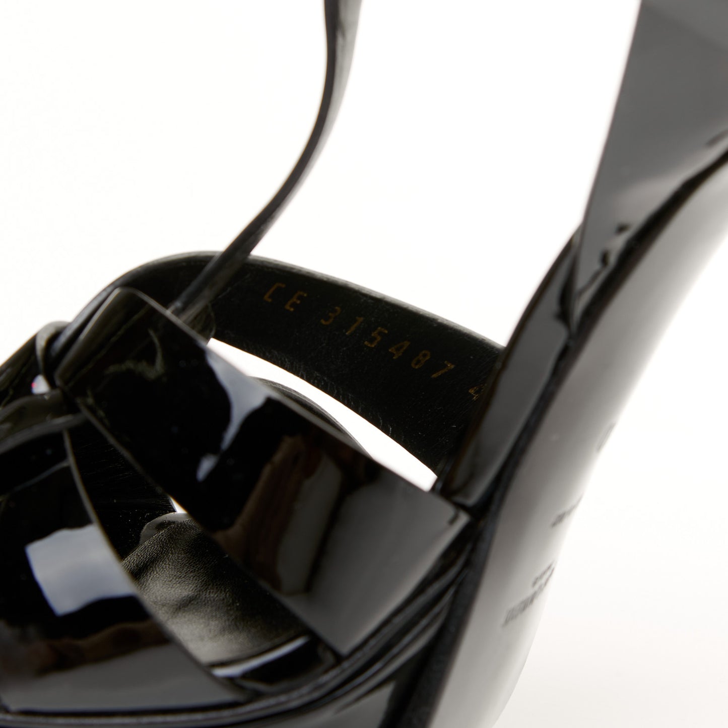 Patent Tribute 105 Platform Sandals 40 Black