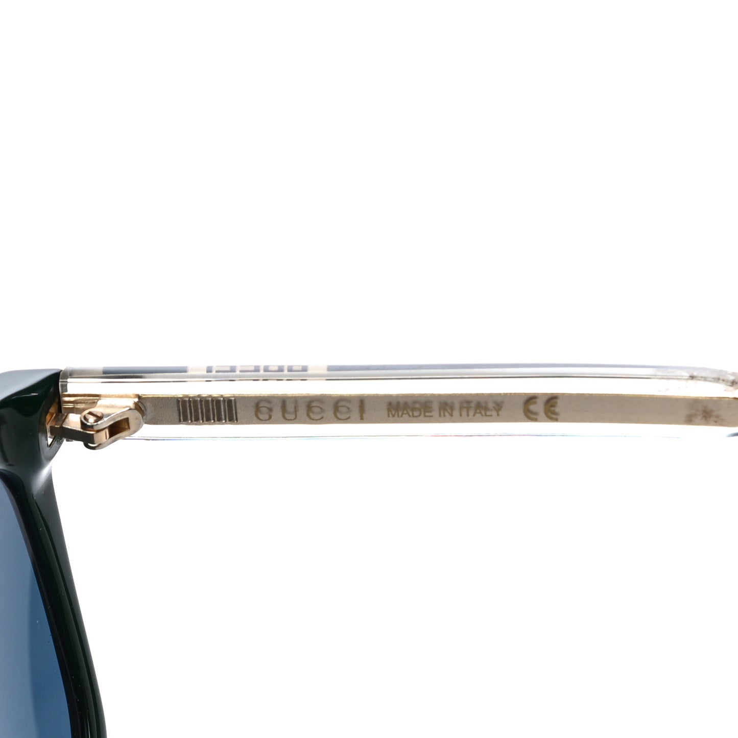 Acetate Square Frame Sunglasses GG0558S Green