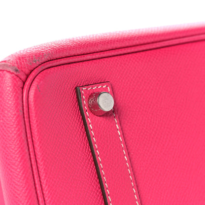 Hermes Epsom Candy Birkin 35 Rose Tyrien Rubis 7 of 51