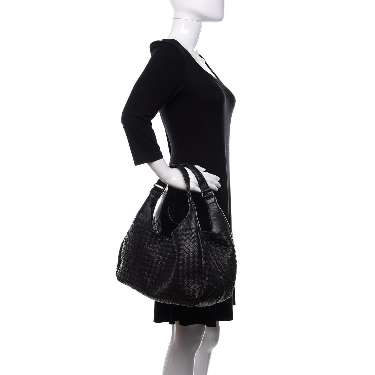 Bottega Veneta Nappa Intrecciato Medium Campana Black 2 of 10