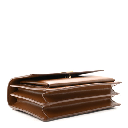 Saint Laurent Smooth Calfskin Medium Monogram Sunset Satchel Fox 4 of 9