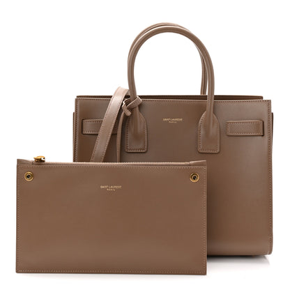 Saint Laurent Calfskin Baby Sac De Jour Dark Cappuccino 3 of 11