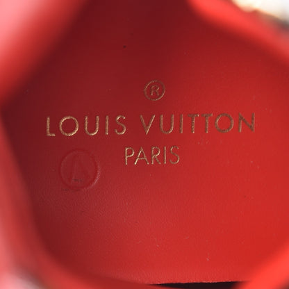 Louis Vuitton Calfskin Patent Monogram Stellar Sneaker Boots 36 Rouge 6 of 11