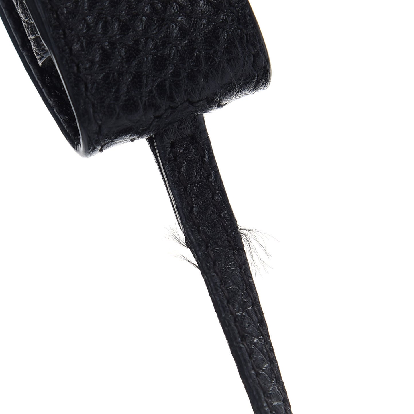 Grained Calfskin Nano Sac De Jour Black