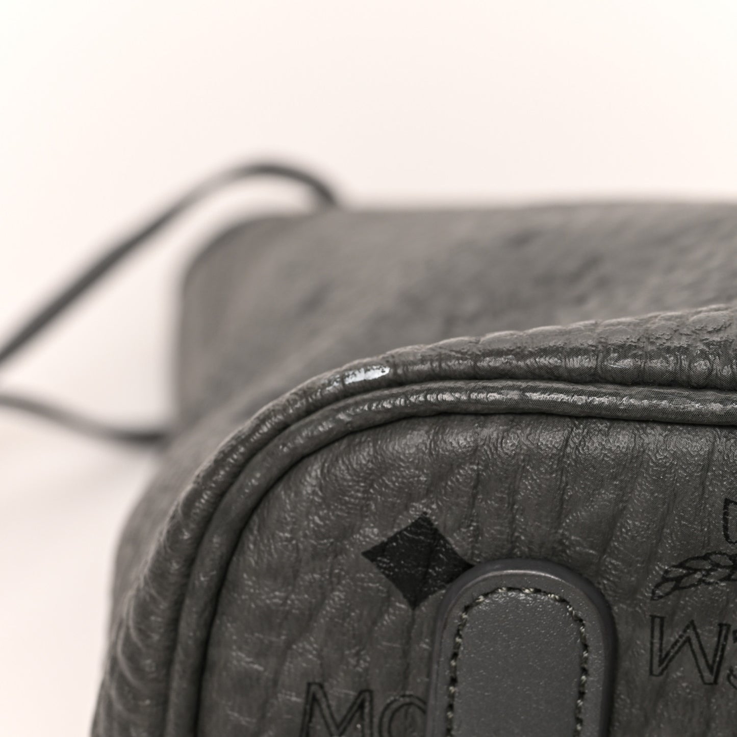 Visetos Medium Liz Reversible Shopper Tote Phantom Grey