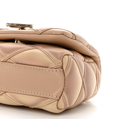Louis Vuitton Lambskin Malletage Pico GO-14 Beige Pink 9 of 10