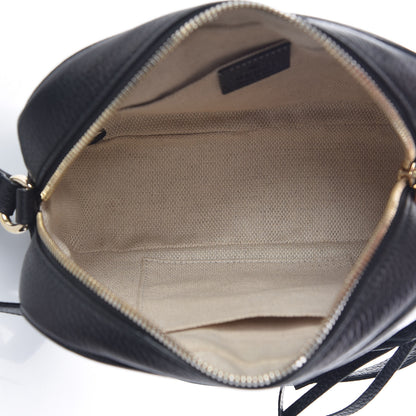 Gucci Pebbled Calfskin Small Soho Disco Bag Black 5 of 10