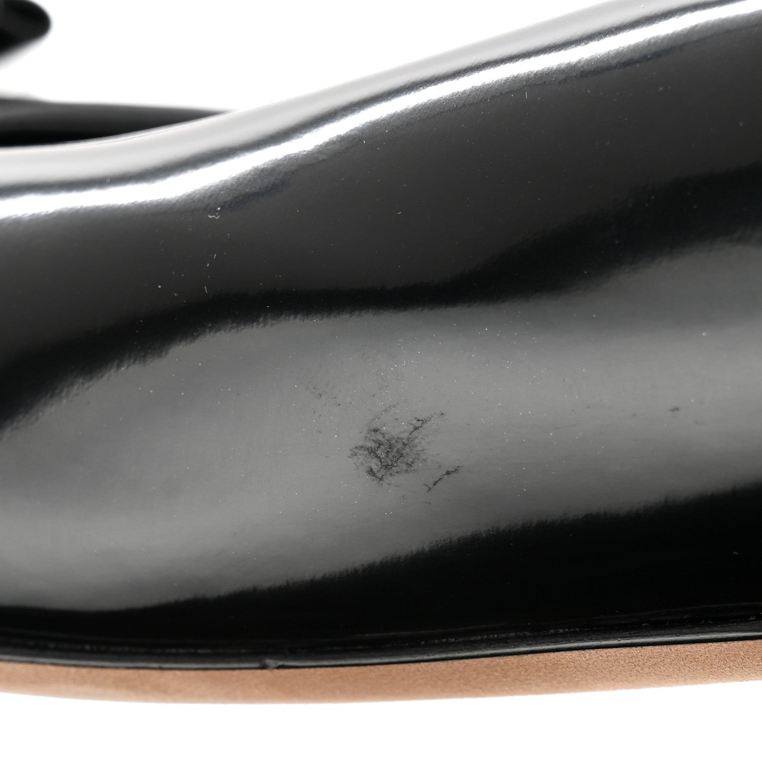 Loewe Puffy Lambskin Padded Bow Ballerina Flats 39 Black 10 of 11