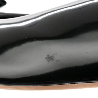 Loewe Puffy Lambskin Padded Bow Ballerina Flats 39 Black 10 of 11