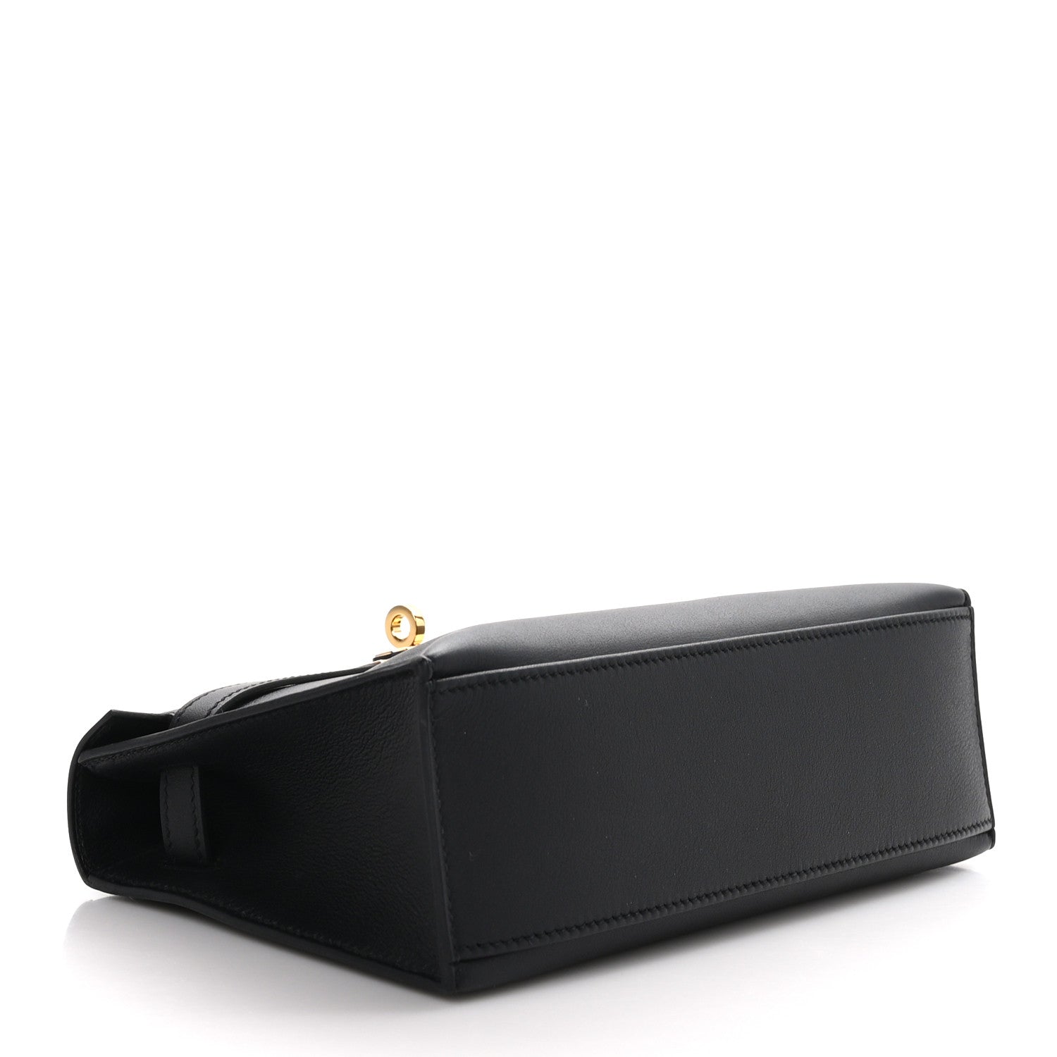Hermes Swift Kelly Pochette Clutch Black 4 of 10