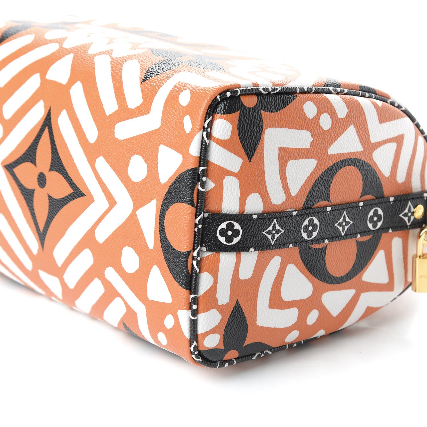 Louis Vuitton Monogram Giant Crafty Speedy Bandouliere 25 Creme Caramel 7 of 9