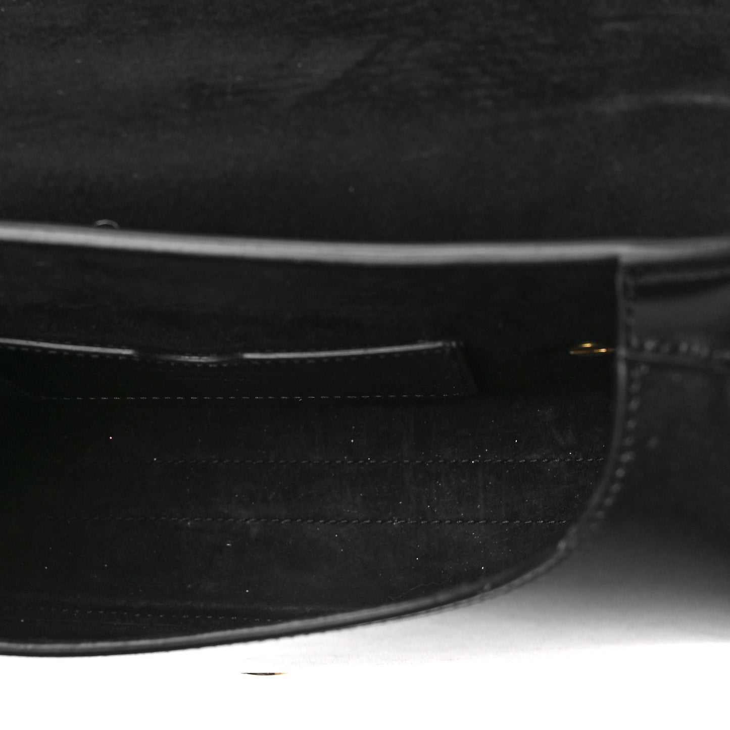 Box Calfskin Medium Bobby Flap Black