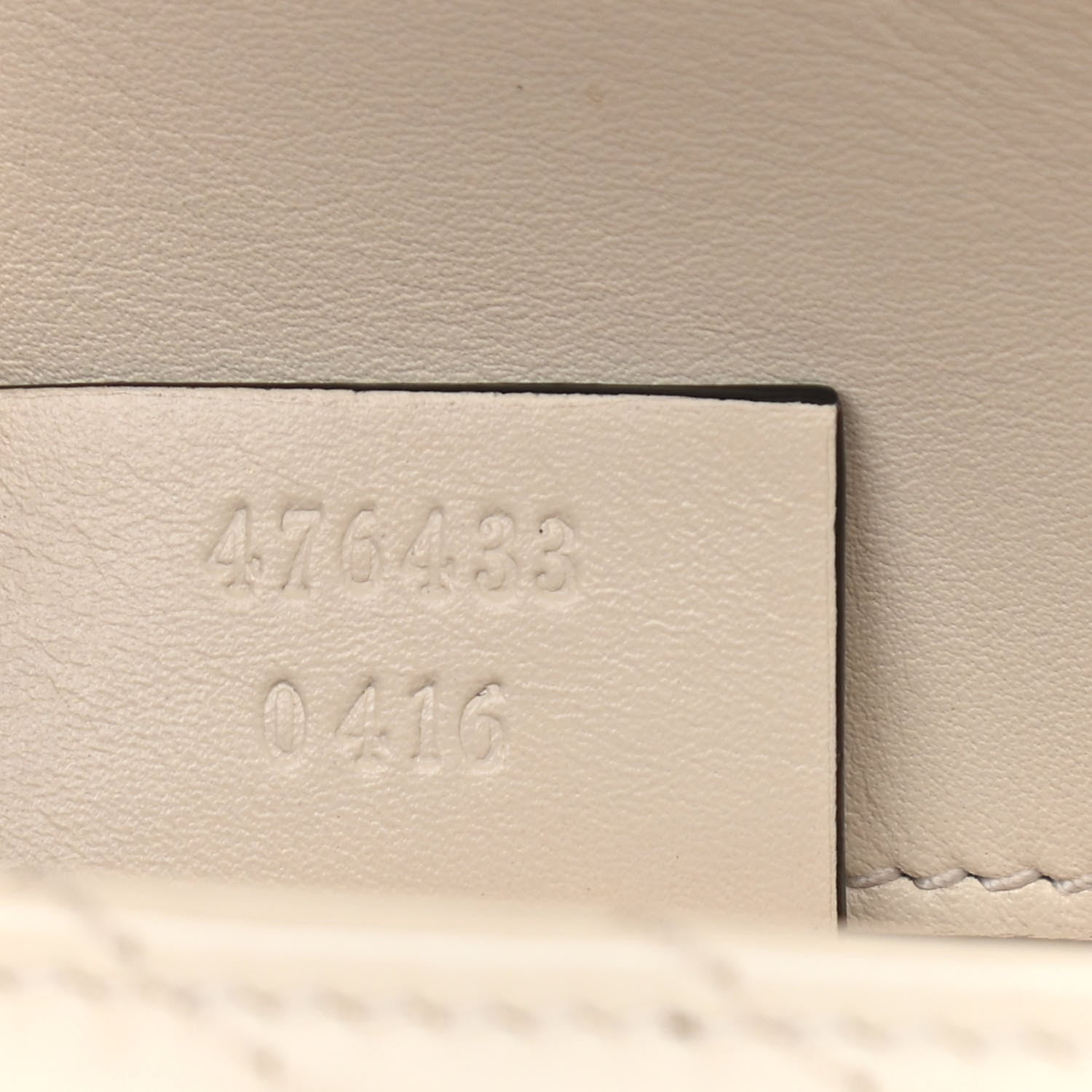 Gucci Calfskin Matelasse Super Mini GG Marmont Shoulder Bag White 7 of 11