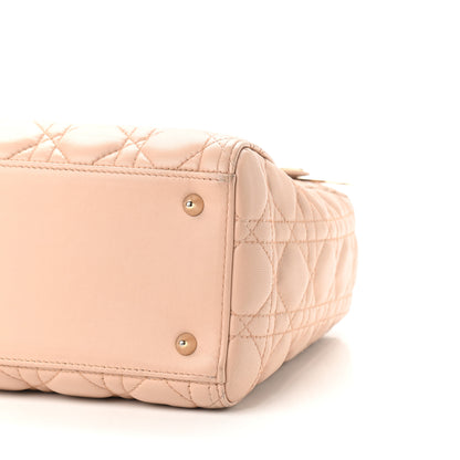 Christian Dior Lambskin Cannage Medium Lady Dior Light Pink 8 of 10