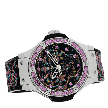 Hublot Stainless Steel Sapphire 41mm Big Bang "Broderie Sugar Skull" Limited Edition Automatic Watch 343.SS.6599.NR.1233 2 of 5