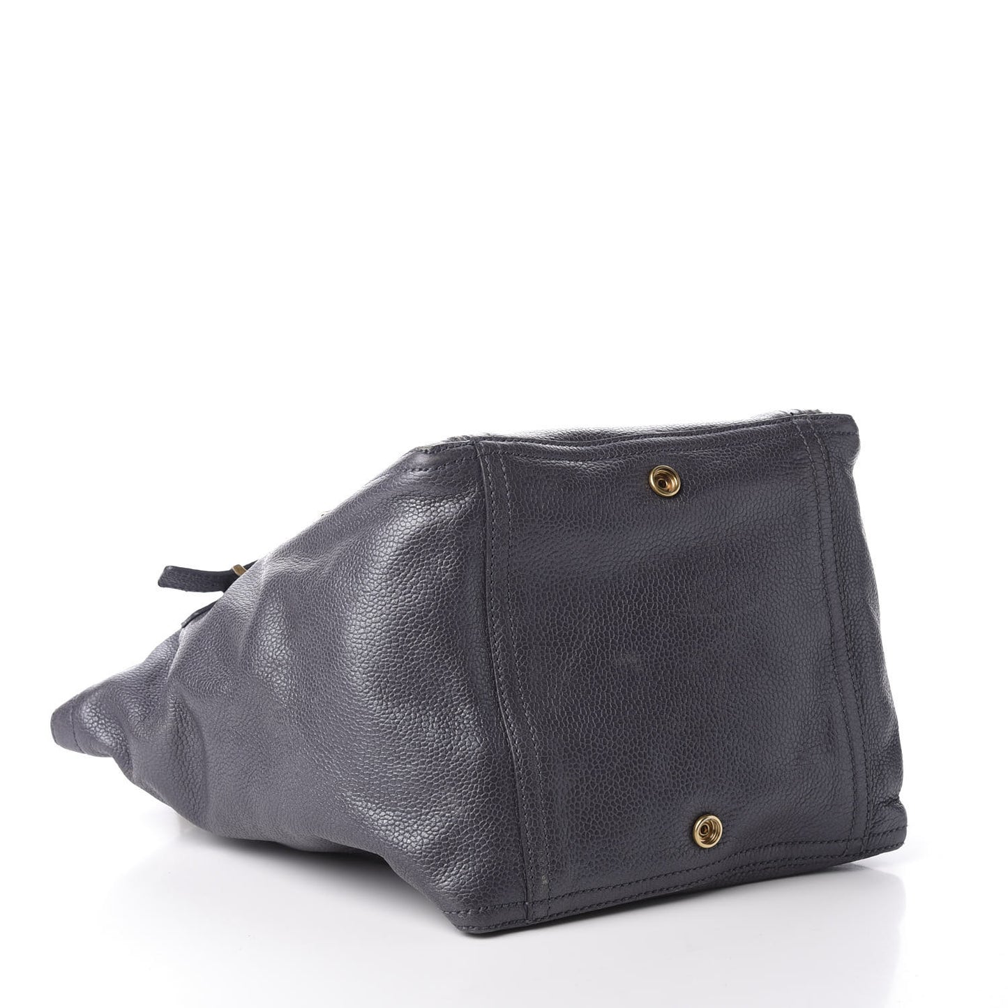 Calfskin Small Downtown Tote Grey
