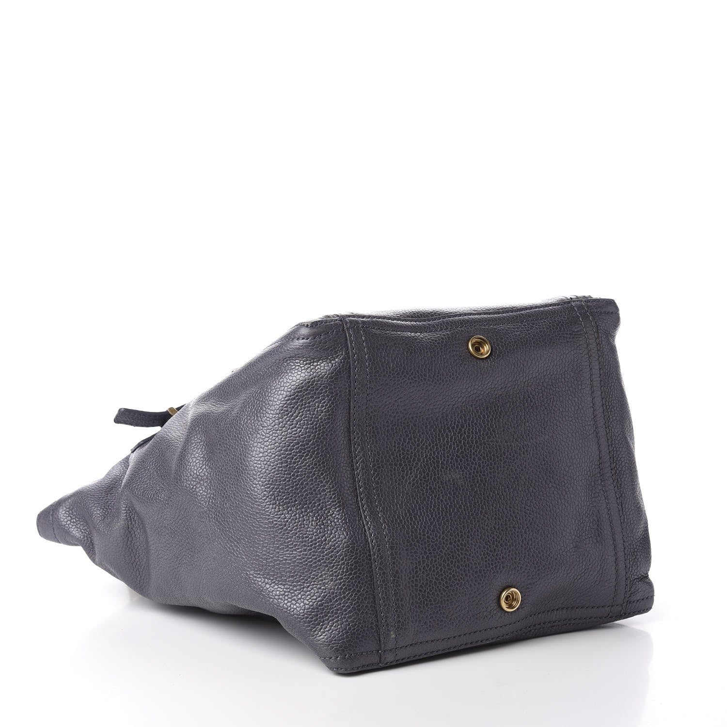 Saint Laurent Calfskin Small Downtown Tote Grey 3 of 9