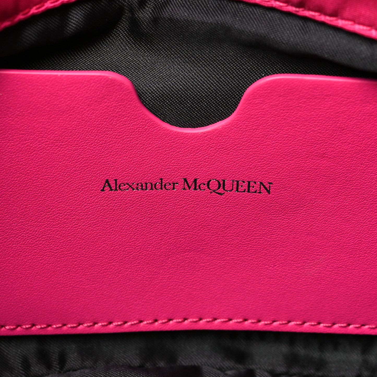 Nylon Graffiti Skull Small Crossbody Bag Pink