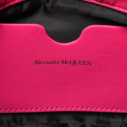 Alexander McQueen Nylon Graffiti Skull Small Crossbody Bag Pink 6 of 13