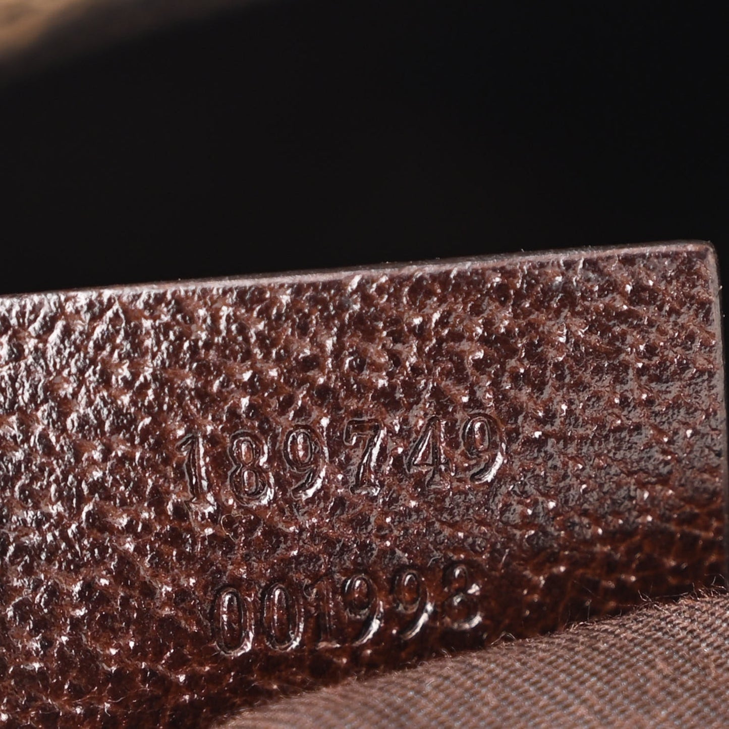 Monogram Web Small Flat Messenger Crossbody Dark Brown