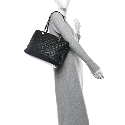 Chanel Caviar Quilted Grand Shopping Tote GST Black 2 of 12