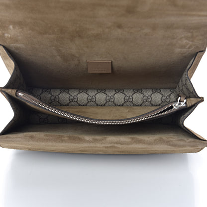 Gucci GG Supreme Monogram Small Dionysus Shoulder Bag Taupe 5 of 10
