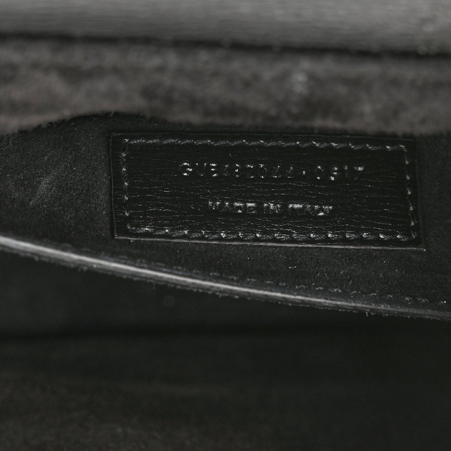 Smooth Calfskin Suede Medium Bellechasse Black