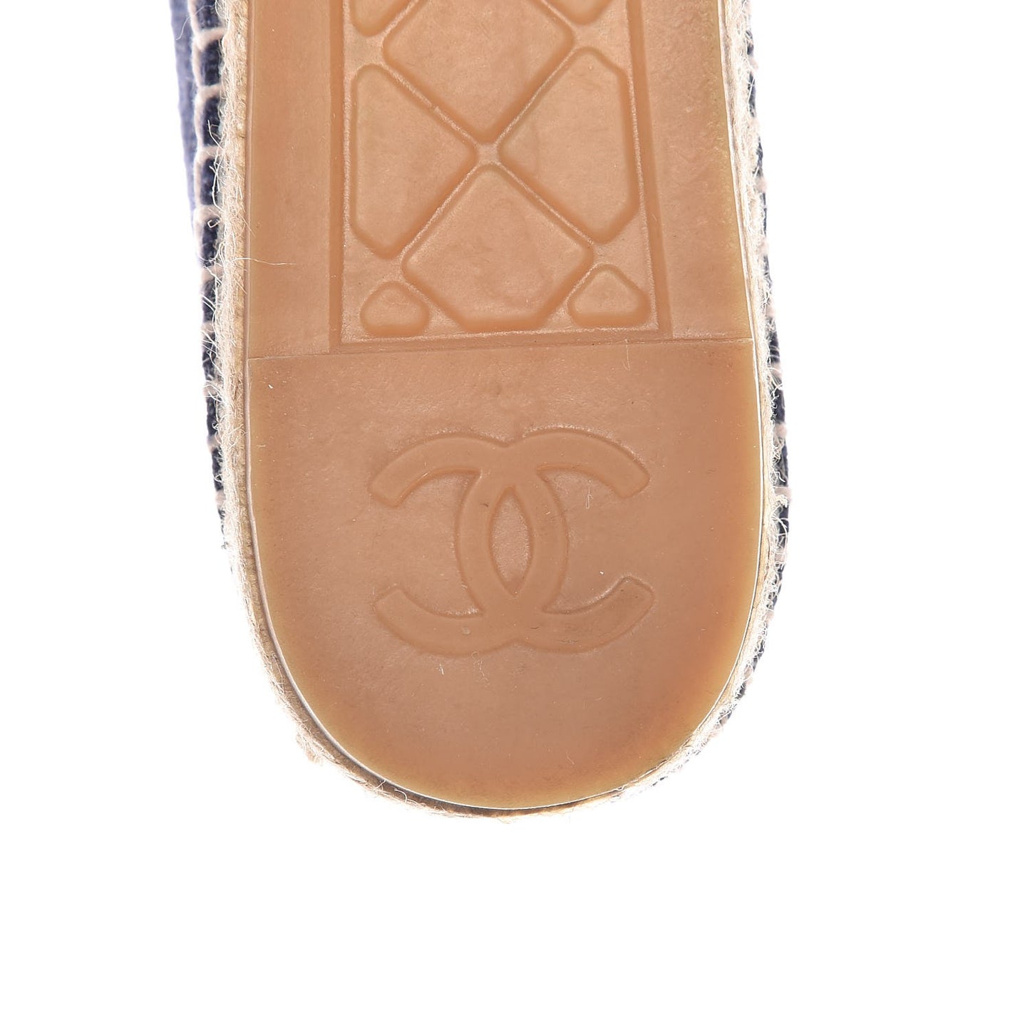 Linen CC Espadrilles 35 Blue Black
